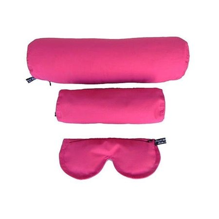 PEACH BLOSSOM YOGA Peach Blossom Yoga 11002 3 Piece Meditation Kit For Yoga - Pink 11002-A10